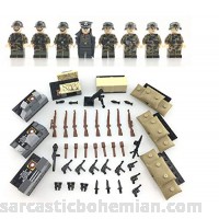 funtoys24 War II Military Army Forces Mini Soldiers 100% Compatible Building Blocks Toys Set B07MKV72XL